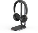 The Yealink BH72 Bluetooth Wireless business ready headset is a stylish and unique device offering users advanced high quality audio experience with the latest in Yealink technology. Featuring a retractable hidden microphone arm with magnetic slide, the Yealink BH72 offers a professional level of audio quality in a device which can be used both in and out of the office. With Yealink’s Acoustic shield technology, background interference is blocked to ensure crystal-clear communication.