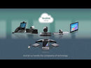 Designed for large meeting rooms, Yealink's MVC800 video conferencing system offers a revolutionary experience with a microphone pick up range of up to 20ft/360°. Designed to perfectly integrate with Microsoft Teams