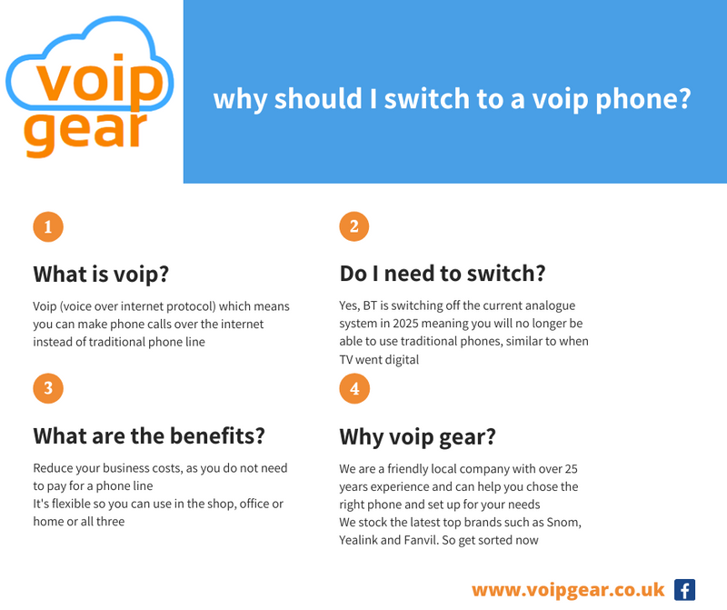 Why should I switch to a voip phone? - https://www.voipgear.co.uk/