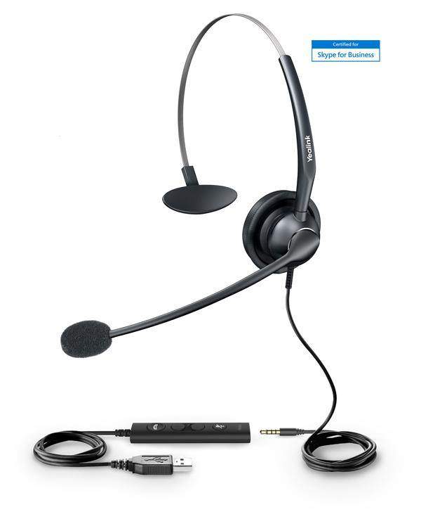 Yealink UH33 monoaural wired USB headset-yealink-headset,monoaural,Yealink