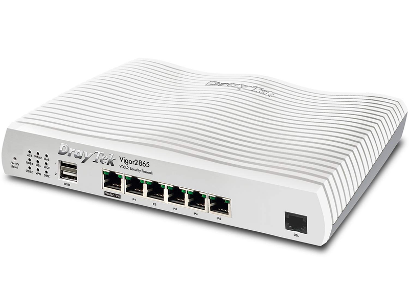 Draytek Vigor 2865 VDSL and Ethernet Router with AC1300 Wi-Fi-Draytek-Draytek,router