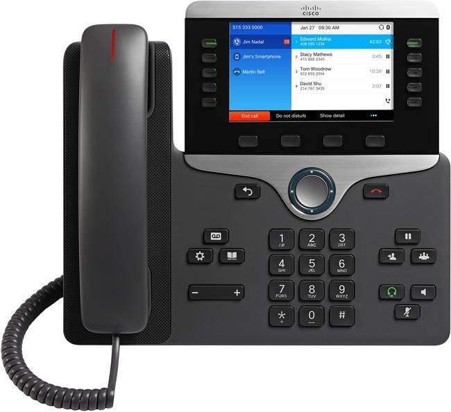 Cisco 8851 IP desk phone 5 Line Gigabit SIP Multiplatform-cisco-cisco,desk phone