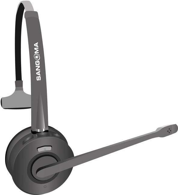 Sangoma H20 wireless DECT Monaural Headset-Sangoma-headset,monoaural,Sangoma,wireless
