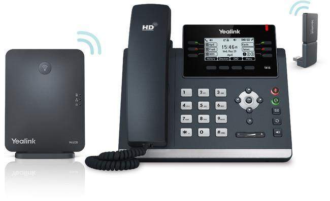 Yealink W41P DECT bundle with T41S, W60B base station and DD10K USB DECT dongle-yealink-