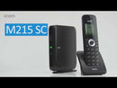 The Snom M15 SC is a high performance cordless DECT VoIP phone to be used with single-cell bases. This modern DECT telephone is easy to use and perfect for everyday business needs. With a wide 1.7’’ panoramic display, illuminated keypad and excellent voice transmission, the Snom M15 SC is a hardworking device with numerous functions.