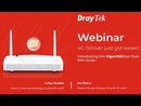 DrayTek's brand new 2620Ln router is ideal for shops, small offices, and home users who want to use LTE/4G as their backup or primary broadband connection. Compatible with ADSL, FTTC and FTTP (via one of the Ethernet ports), this router can failover to 4G if the primary connection fails, or can use 4G as the only connection method if you prefer.