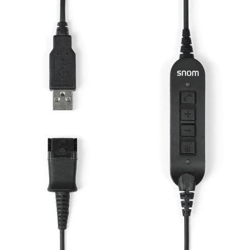 Snom ACUSB - USB adaptor with volume control for A100M and A100D Headsets-snom-