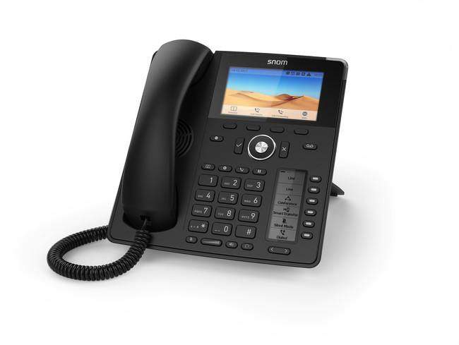 Snom D785 IP desk phone (no PSU)-snom-desk phone,Snom,white